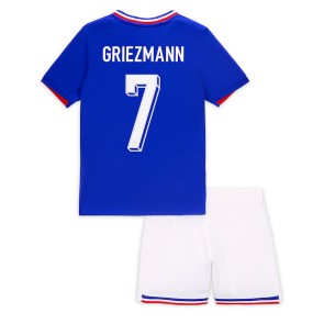 Frankrike Antoine Griezmann #7 Hemmaställ Barn EM 2024 Kortärmad (+ Korta byxor)